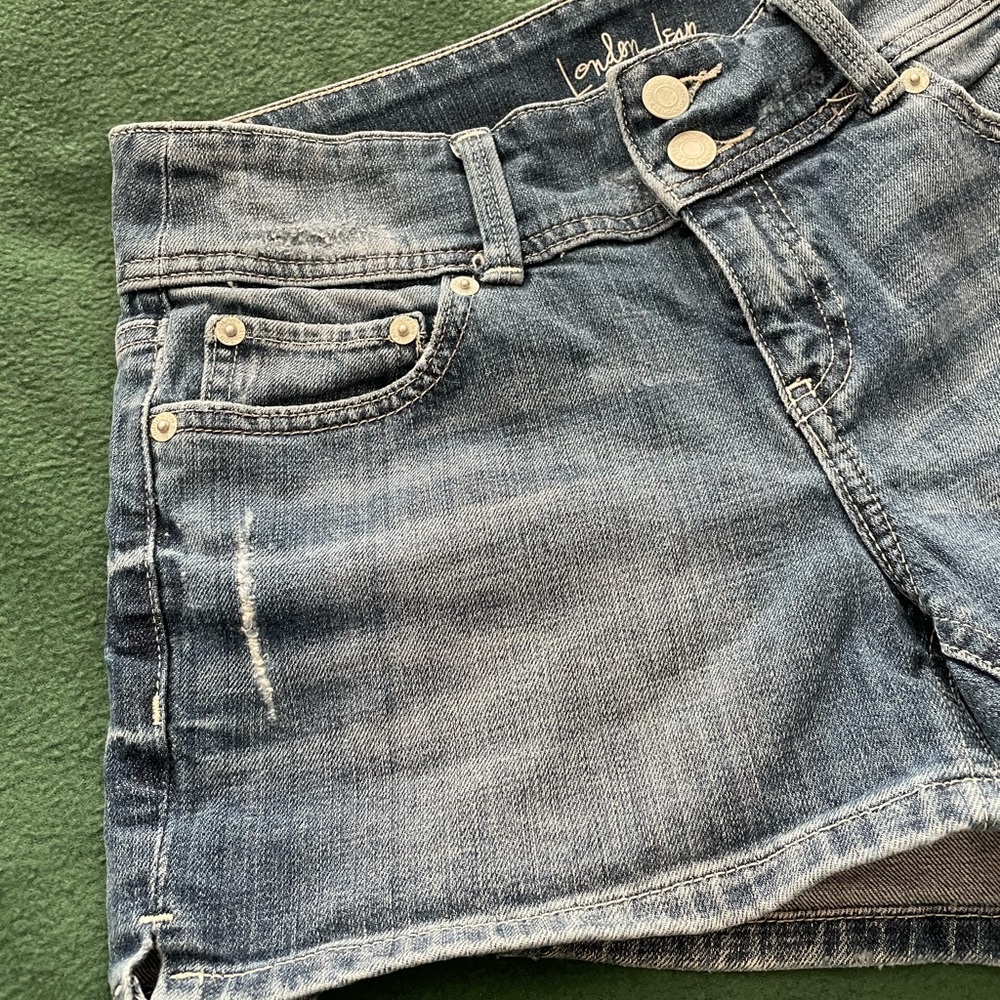 London Jean Denim Shorts - Picture 3 of 10